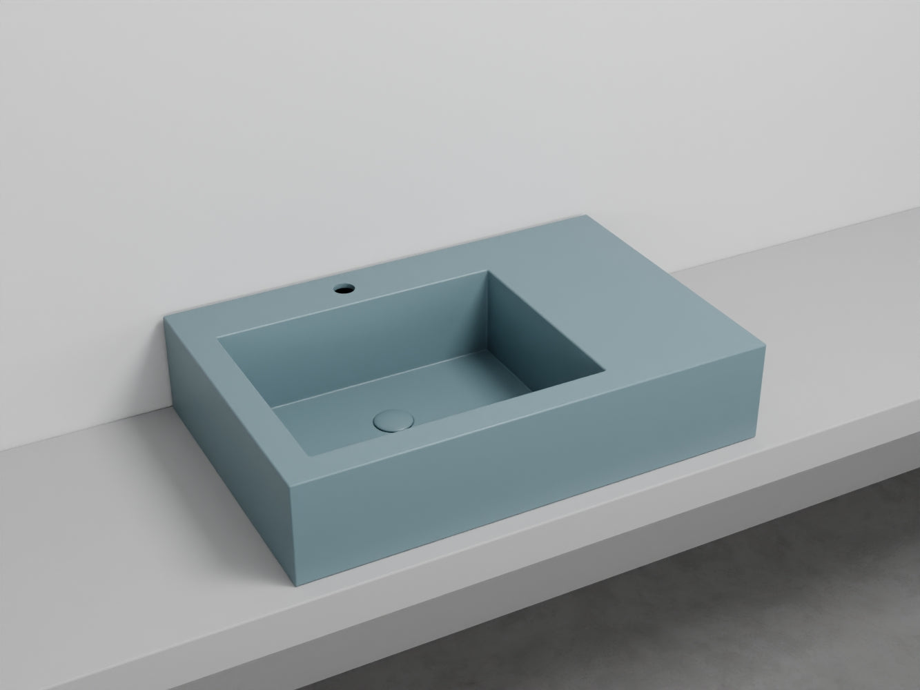 # LAVABO NARCISO MINI SINISTRO - CIELO lavandino in ceramica dal design raffinato e funzionale