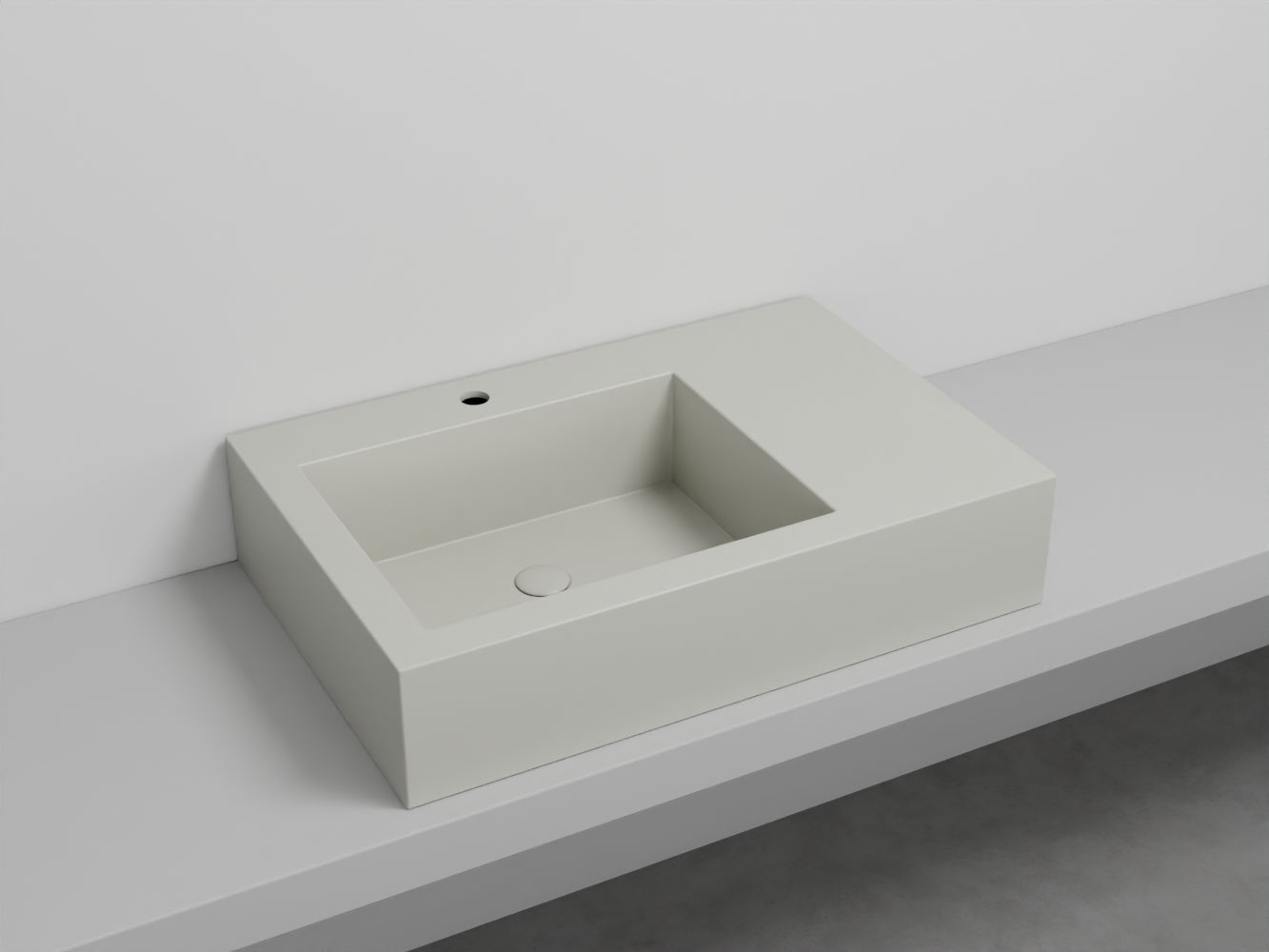 # LAVABO NARCISO MINI SINISTRO - CIELO lavandino in ceramica dal design raffinato e funzionale
