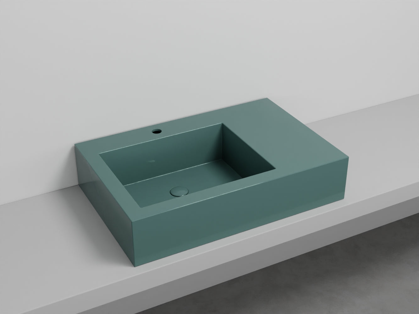 # LAVABO NARCISO MINI SINISTRO - CIELO lavandino in ceramica dal design raffinato e funzionale