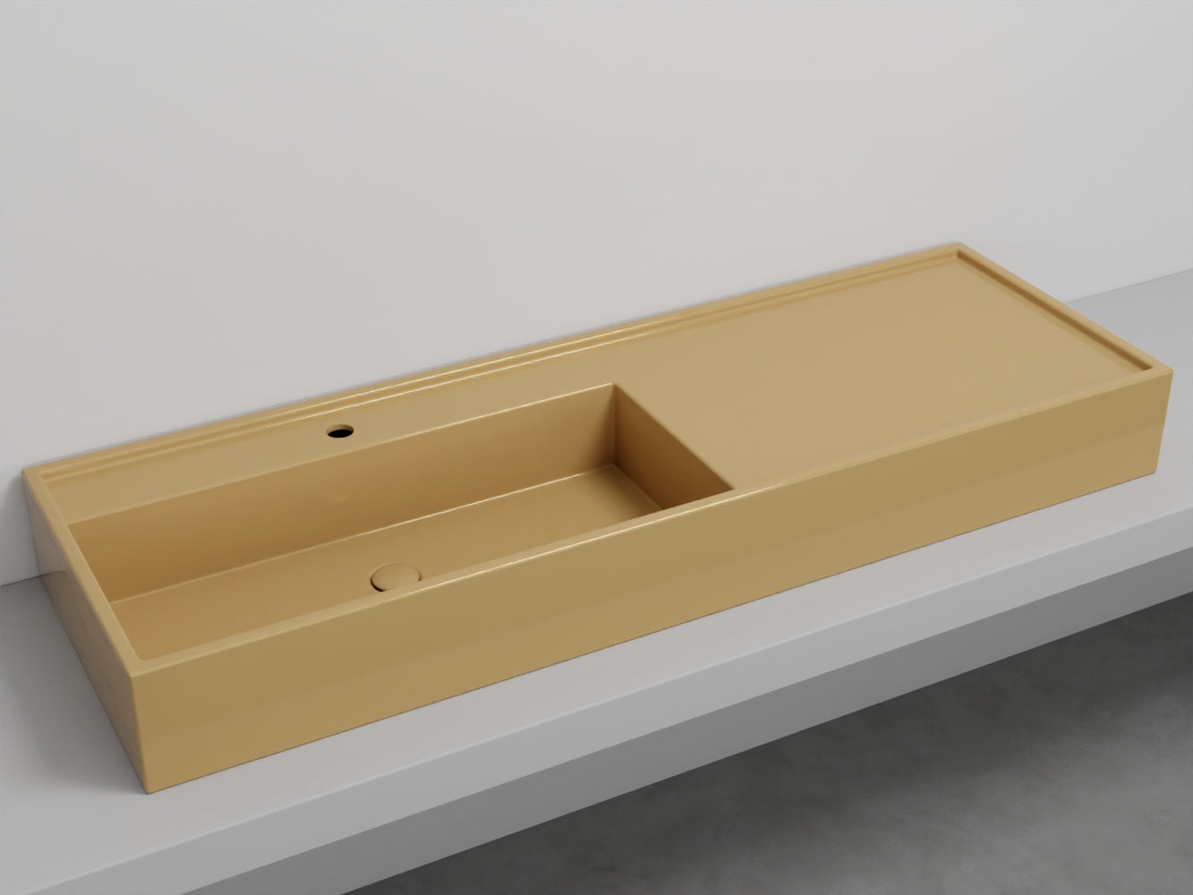 # LAVABO PLINIO 140Cm in ceramica - CIELO ideale per un arredamento bagno di lusso e moderno