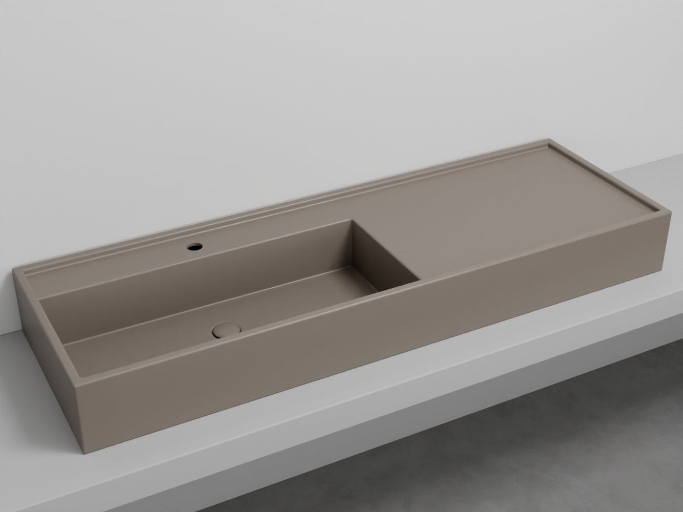 # LAVABO PLINIO 140Cm in ceramica - CIELO ideale per un arredamento bagno di lusso e moderno