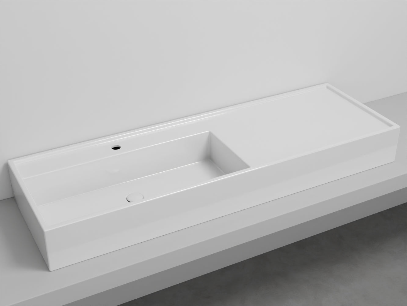 # LAVABO PLINIO 140Cm in ceramica - CIELO ideale per un arredamento bagno di lusso e moderno