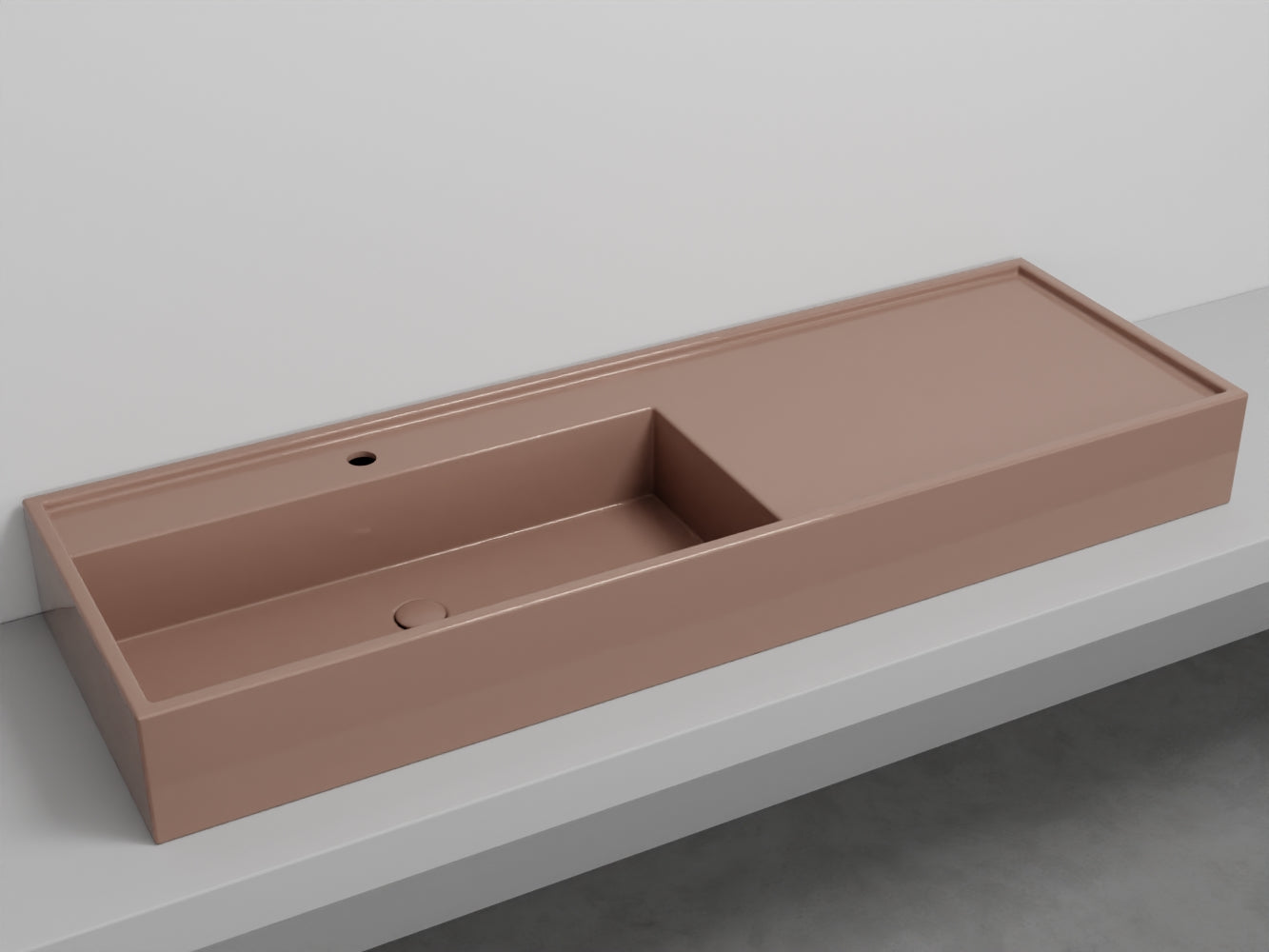 # LAVABO PLINIO 140Cm in ceramica - CIELO ideale per un arredamento bagno di lusso e moderno