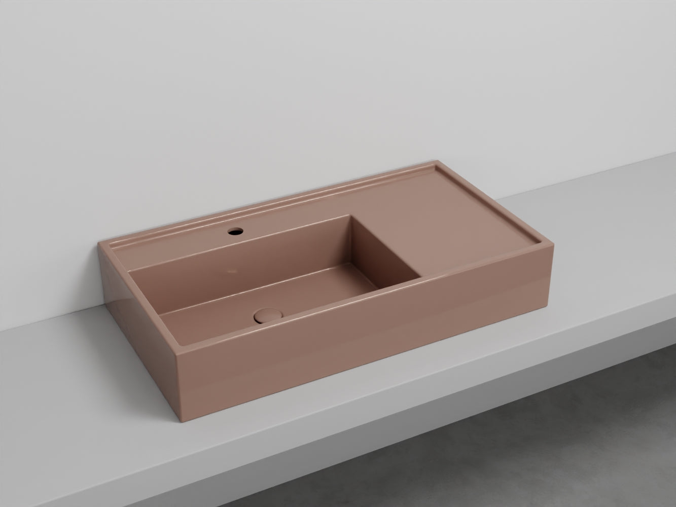 # LAVABO PLINIO 85Cm in ceramica - CIELO ideale per un arredamento bagno di lusso e moderno