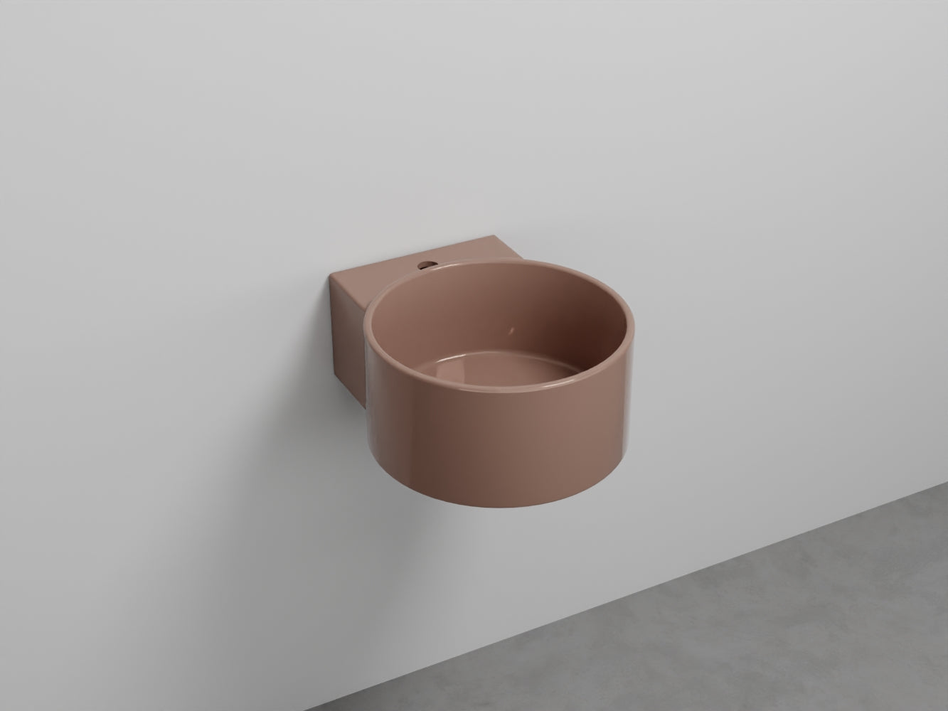 # LAVABO SOSPESO MONOFORO SELLA - CIELO lavandino dal design contemporaneo per bagno