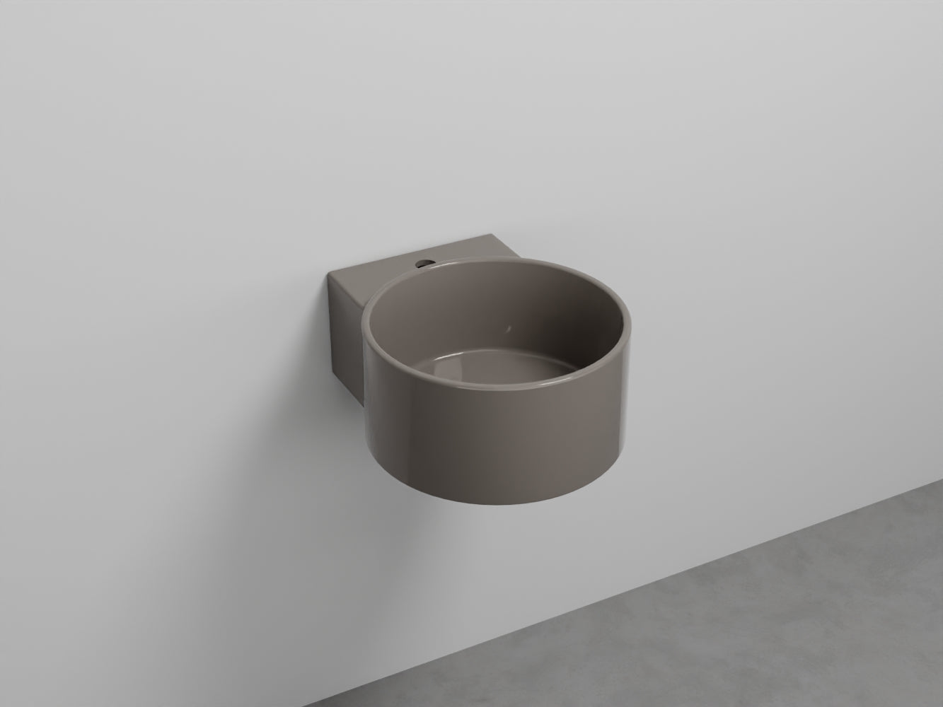 # LAVABO SOSPESO MONOFORO SELLA - CIELO lavandino dal design contemporaneo per bagno
