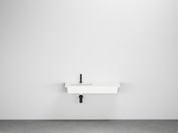 # LAVABO SOSPESO ERA 100 con BACINO SINISTRO - CIELO in ceramica, design moderno e minimal