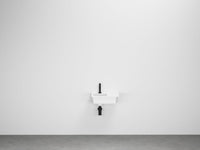 # LAVABO SOSPESO ERA 45 con BACINO SINISTRO - CIELO in ceramica dal design compatto e moderno