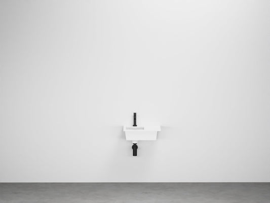 # LAVABO SOSPESO ERA 45 con BACINO SINISTRO - CIELO in ceramica dal design compatto e moderno