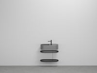 # LAVABO LES PETITES OVALE 60 CON STRUTTURA - CIELO lavandino bagno in ceramica Made in Italy
