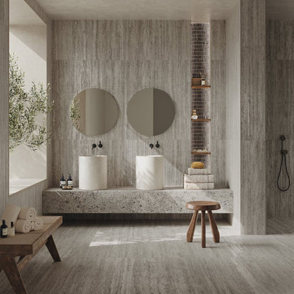 # MATERIA - FAP CERAMICHE pavimenti materici per ambienti residenziali orientati alla materia