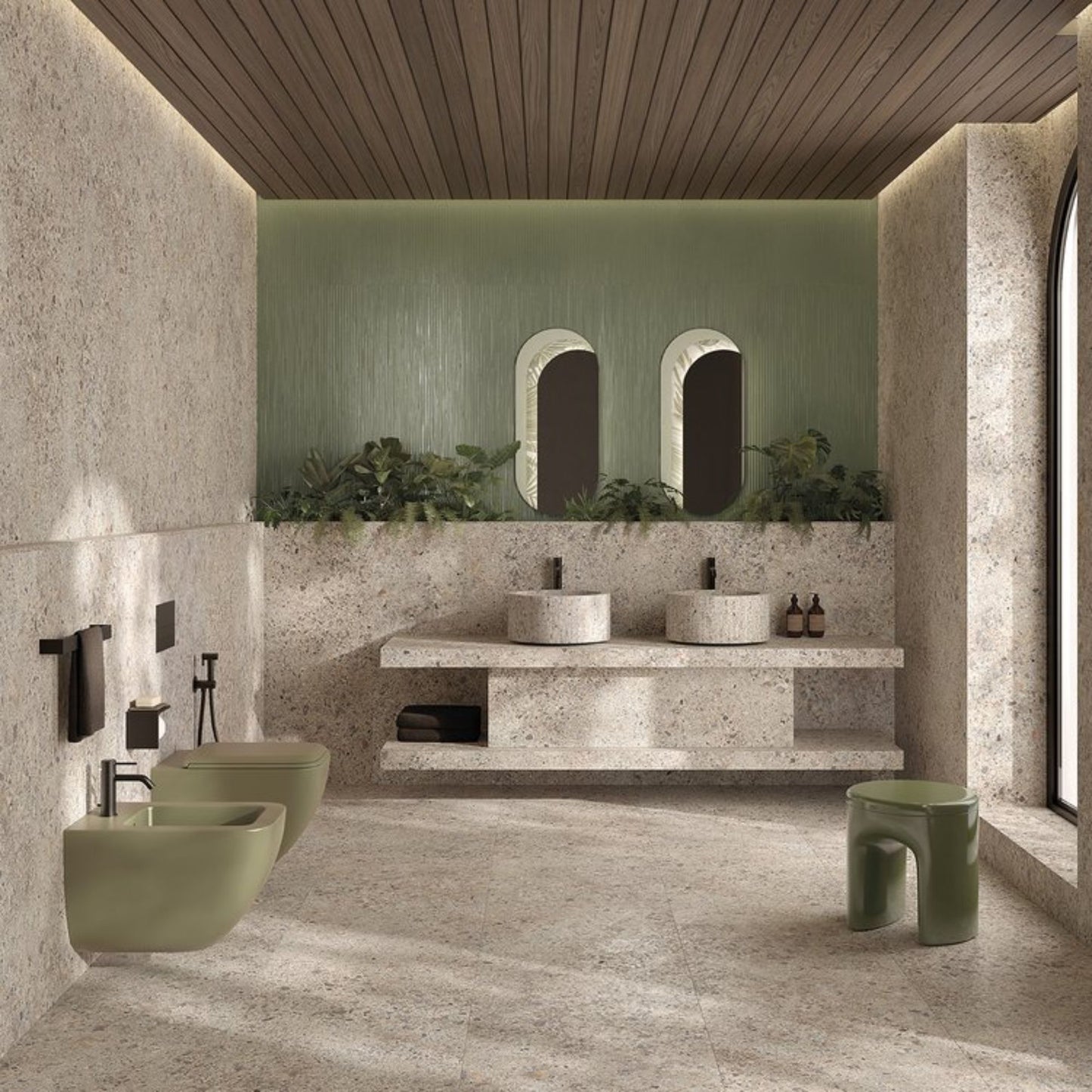# MATERIA - FAP CERAMICHE pavimenti materici per ambienti residenziali orientati alla materia