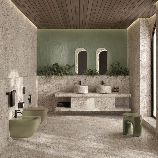 # MATERIA - FAP CERAMICHE pavimenti materici per ambienti residenziali orientati alla materia