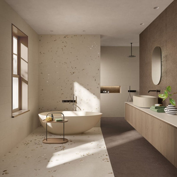 # MATERIA - FAP CERAMICHE pavimenti materici per ambienti residenziali orientati alla materia