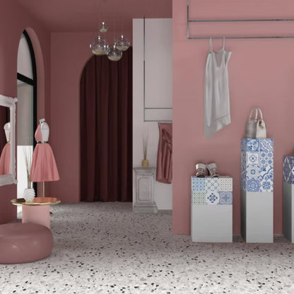 MARMETTE SAVOIA ITALIA Piastrelle in gres porcellanato effetto cemento/graniglia elegante per pavimenti e rivestimenti