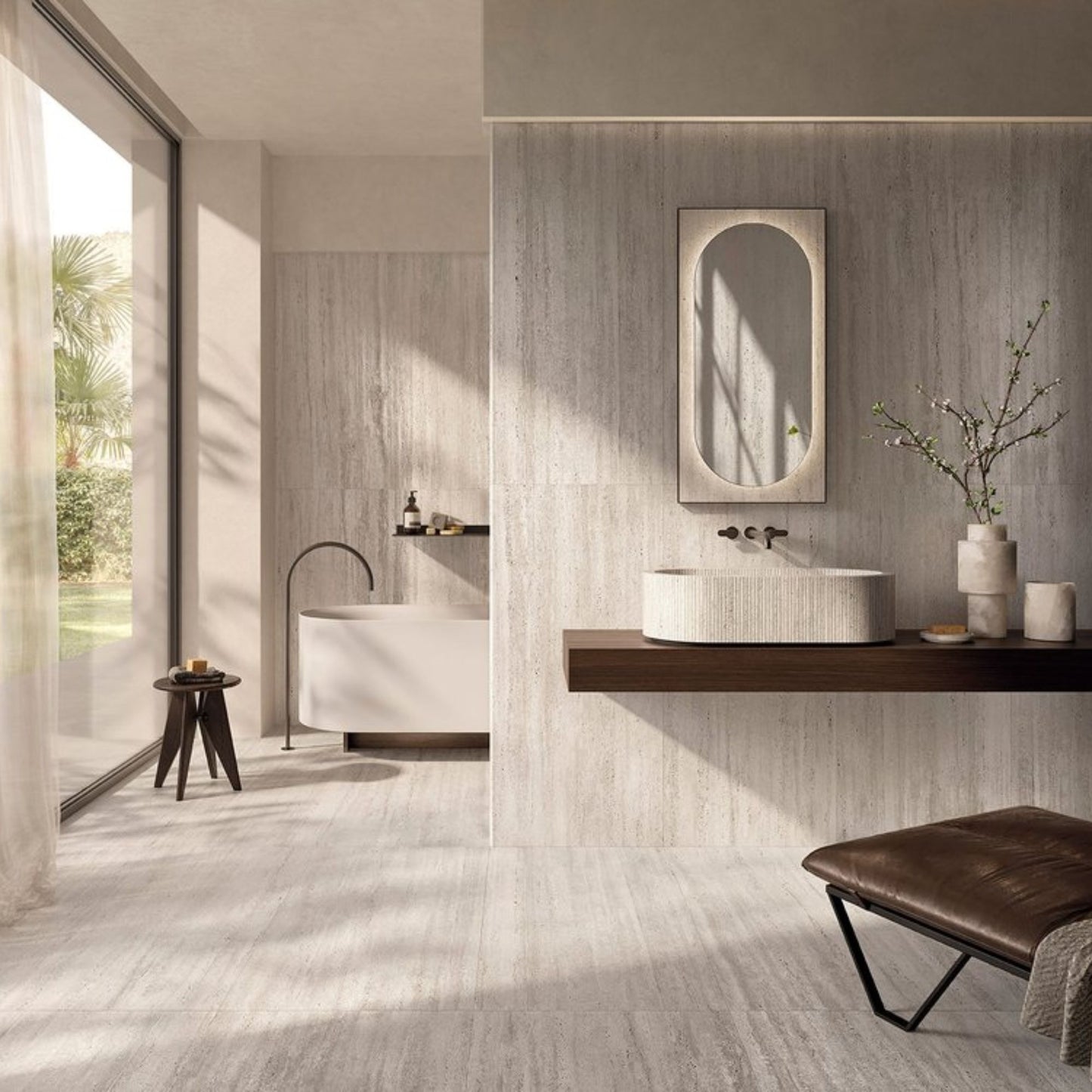 # MATERIA - FAP CERAMICHE pavimenti materici per ambienti residenziali orientati alla materia