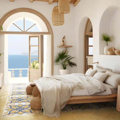 MAIOLICHE DEL GOLFO SAVOIA ITALIA Piastrelle in gres porcellanato decorato effetto maiolica napoletana per pavimenti e rivestimenti d’interni ed esterni