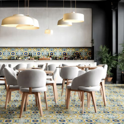 MAIOLICHE DEL GOLFO SAVOIA ITALIA Piastrelle in gres porcellanato decorato effetto maiolica napoletana per pavimenti e rivestimenti d’interni ed esterni