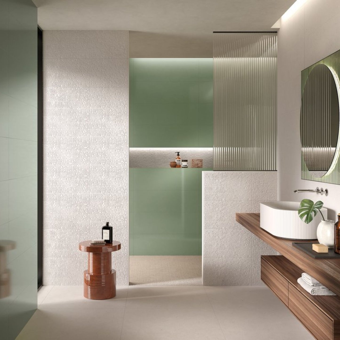 # MATERIA - FAP CERAMICHE pavimenti materici per ambienti residenziali orientati alla materia