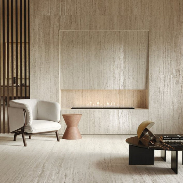 # MATERIA - FAP CERAMICHE pavimenti materici per ambienti residenziali orientati alla materia