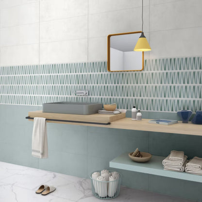 MEDLEY SAVOIA ITALIA rivestimenti in bicottura in pasta bianca per bagno e living dallo stile elegante e contemporaneo
