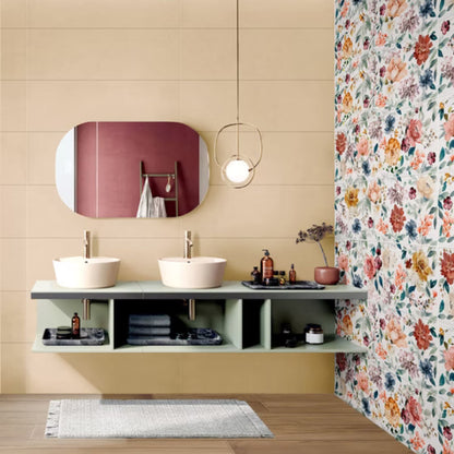 MEDLEY SAVOIA ITALIA rivestimenti in bicottura in pasta bianca per bagno e living dallo stile elegante e contemporaneo