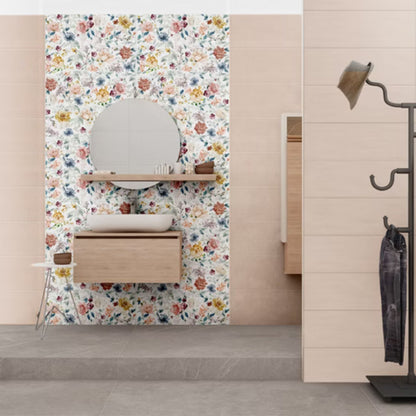 MEDLEY SAVOIA ITALIA rivestimenti in bicottura in pasta bianca per bagno e living dallo stile elegante e contemporaneo