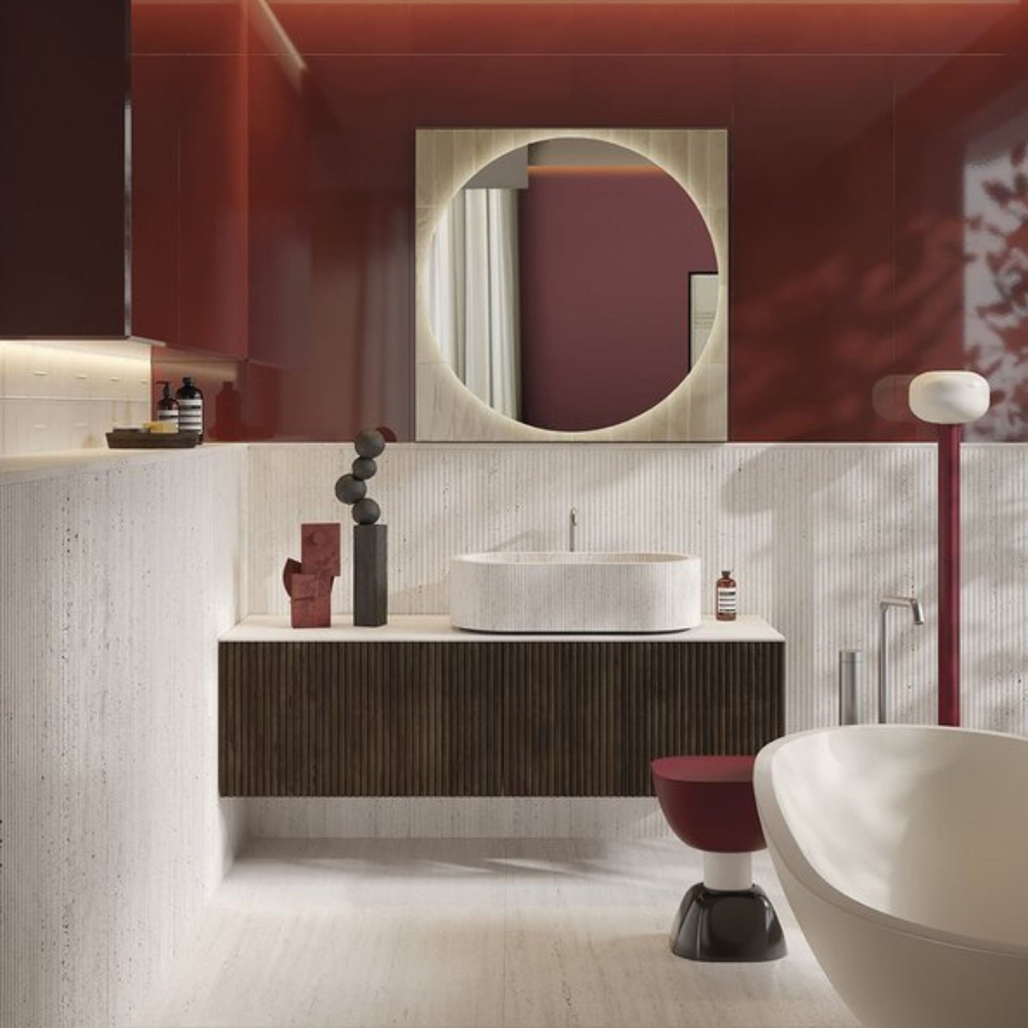 # MATERIA - FAP CERAMICHE pavimenti materici per ambienti residenziali orientati alla materia