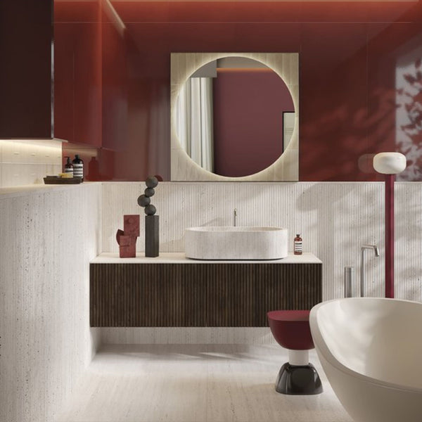 # MATERIA - FAP CERAMICHE pavimenti materici per ambienti residenziali orientati alla materia