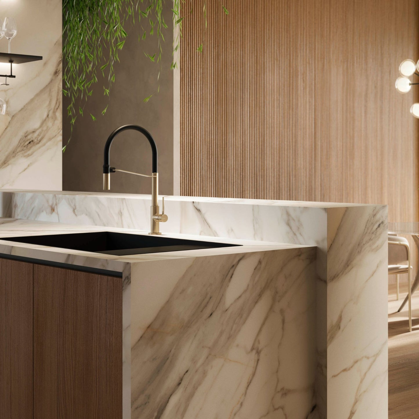 Miscelatore Cucina Newform Maki Design Moderno per Lavello in Acciaio Inox