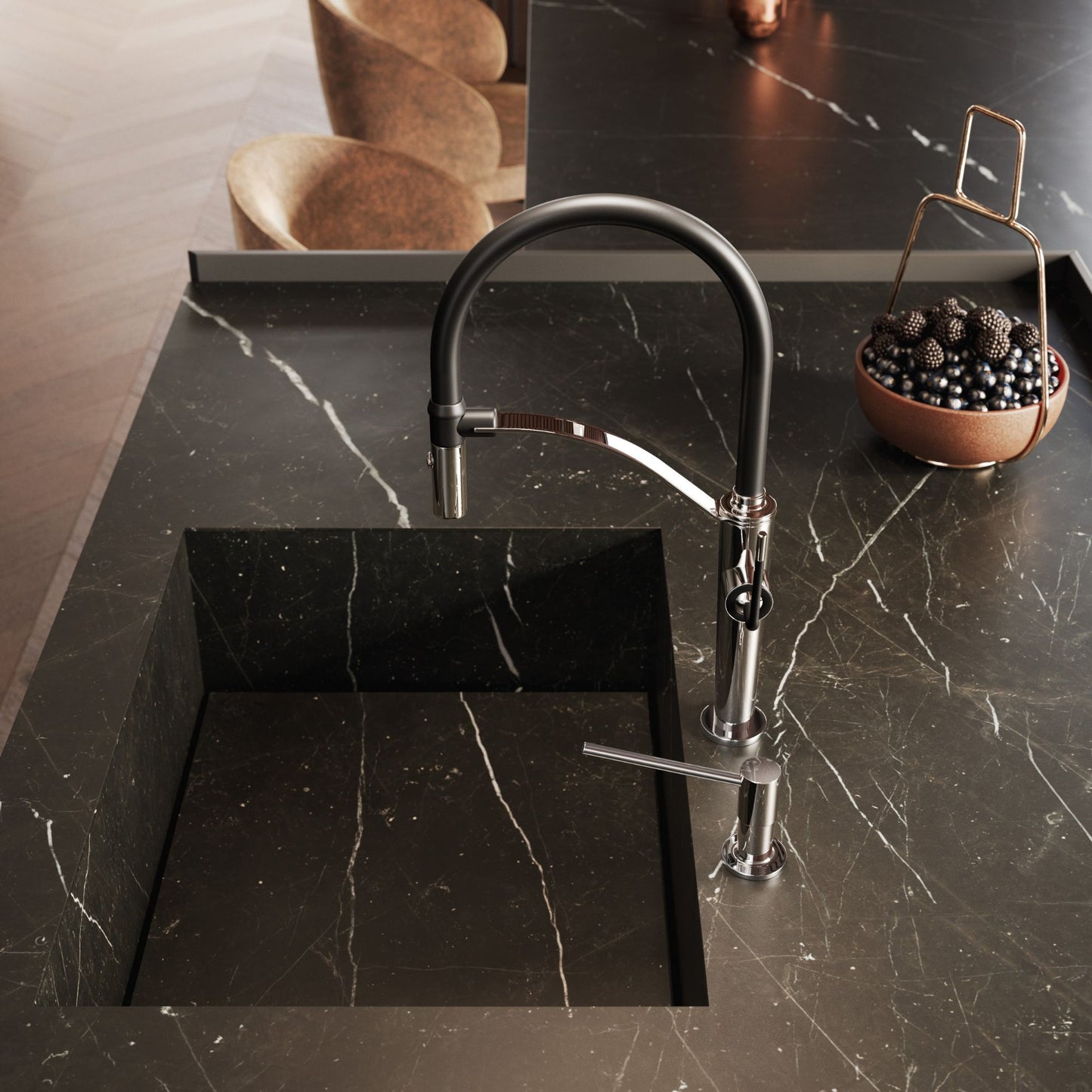 Miscelatore Cucina Newform O'Rama Monocomando ad Alta Efficienza per Lavelli Moderni e Ristrutturazioni