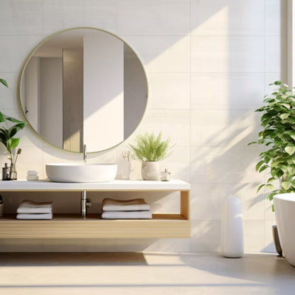 MINIMAL SAVOIA ITALIA rivestimenti in bicottura in pasta bianca effetto neutro e materico per pareti bagno e living