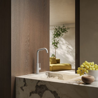 Miscelatore Cucina Newform Konbu Design Moderno Finiture Soft Maple Eucalypt e Cortex Alta Qualità
