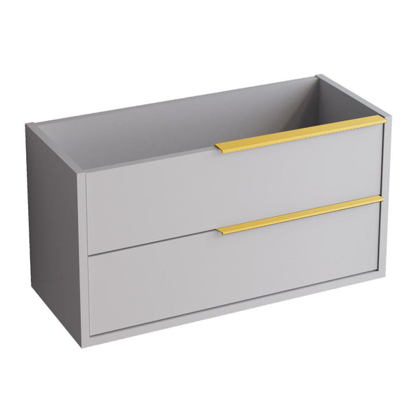 # MOBILE SOSPESO F4 LIKE LACCATO BIANCO OPACO 60Cm - NOFER mobile bagno con 2 cassetti