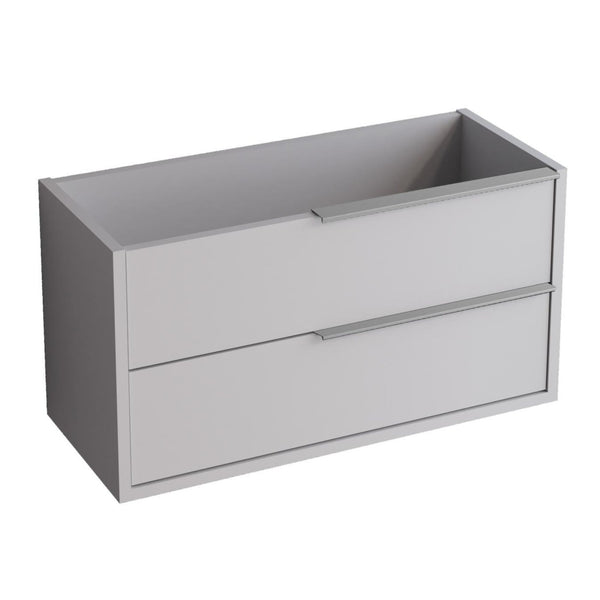 # MOBILE SOSPESO F4 LIKE LACCATO BIANCO OPACO 60Cm - NOFER mobile bagno con 2 cassetti
