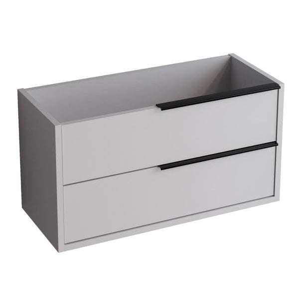 # MOBILE SOSPESO F4 LIKE LACCATO BIANCO OPACO 60Cm - NOFER mobile bagno con 2 cassetti