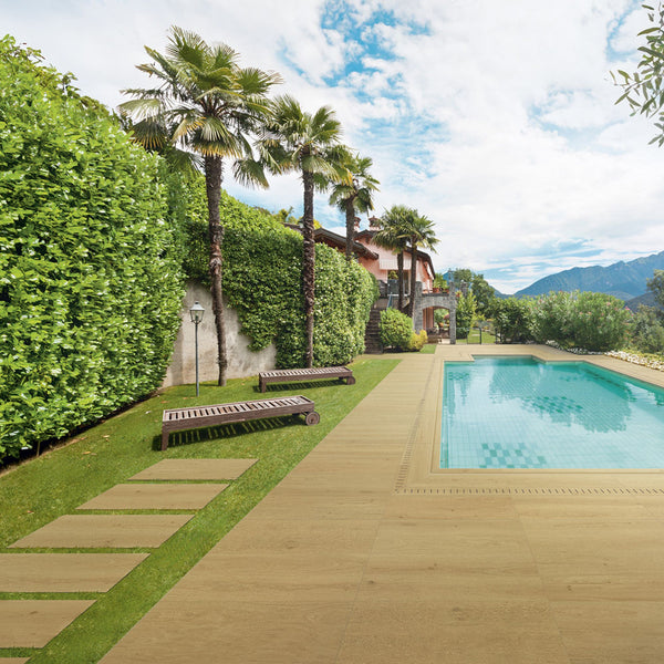 # MONTALCINO Gres effetto legno - TAGINA Texture ispirate al rovere, larice e quercia per spazi eleganti e autentici