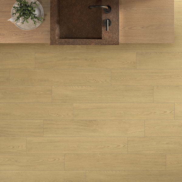 # MONTALCINO Gres effetto legno - TAGINA Texture ispirate al rovere, larice e quercia per spazi eleganti e autentici