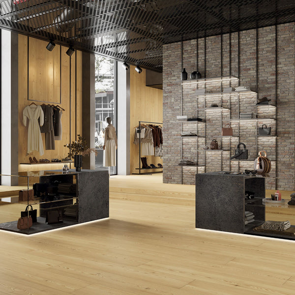 # MONTALCINO Gres effetto legno - TAGINA Texture ispirate al rovere, larice e quercia per spazi eleganti e autentici