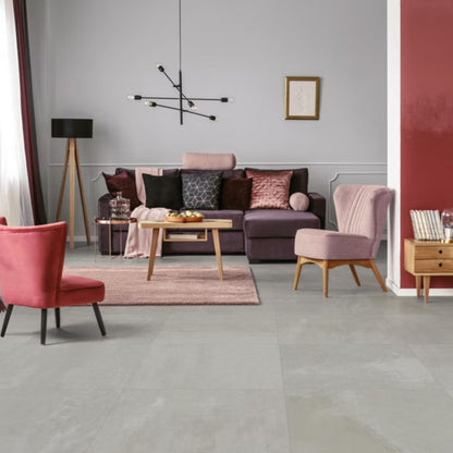 MOOD SAVOIA ITALIA Piastrelle in gres porcellanato effetto cemento morbido e vellutato per pavimenti e rivestimenti interni/estern