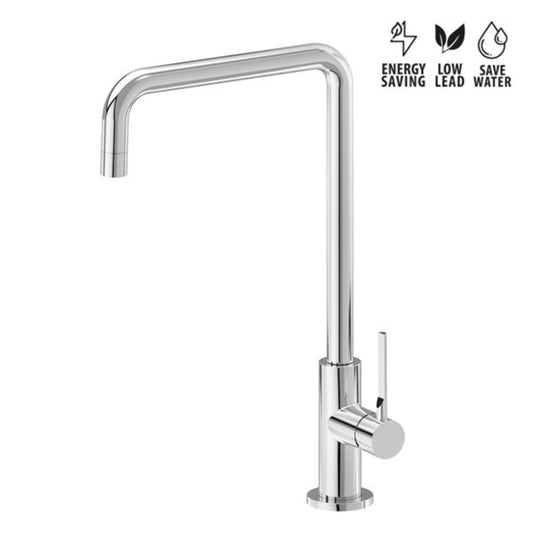 Miscelatore Cucina Newform Maki Design Moderno per Lavello in Acciaio Inox