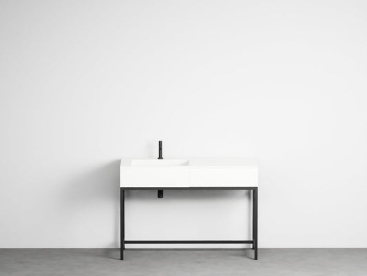 # LAVABO con MOBILE MILANO - CIELO con ampio bacino e un comodo piano d'appoggio in ceramica