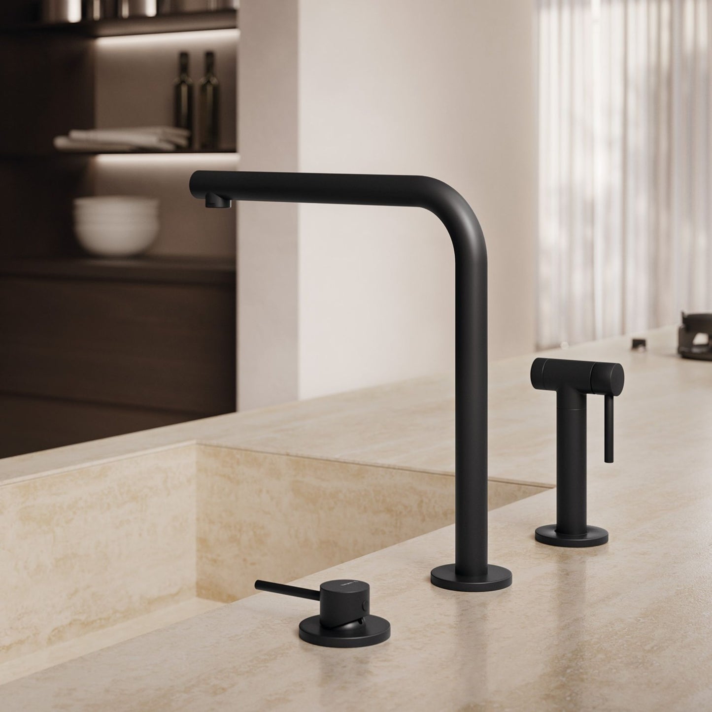 Miscelatore Cucina Newform N21 Monocomando per Lavello ad Alte Prestazioni e Design Contemporaneo