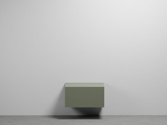 # MOBILE SOSPESO DELFO 76 con FRONTALE CASSETTO LISCIO SENZA FORI - CIELO arredamento per bagno