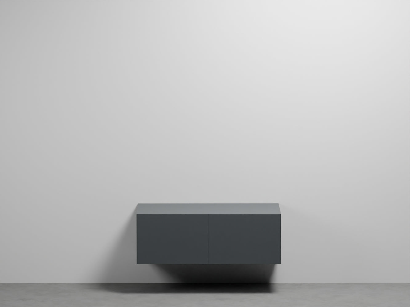 # MOBILE SOSPESO DELFO 113 con FRONTALE CASSETTI LISCIO SENZA FORI - CIELO per bagno