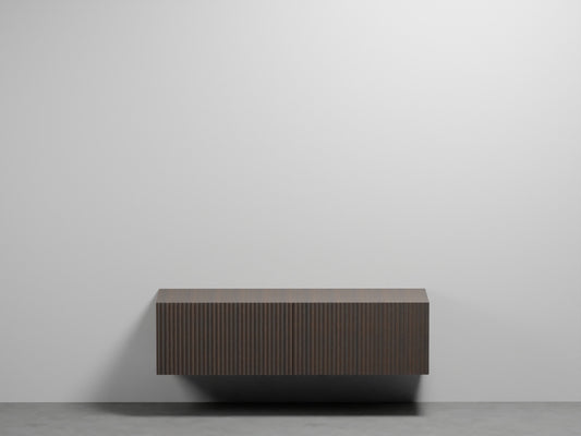 # MOBILE SOSPESO DELFO 152 con FRONTALE CASSETTI IN LISTELLI SENZA FORI - CIELO arredamento per bagno