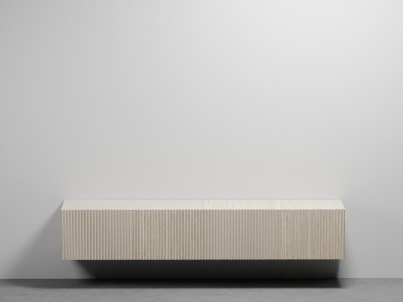 # MOBILE SOSPESO DELFO 226 con FRONTALE CASSETTI IN LISTELLI SENZA FORI - CIELO arredamento per bagno
