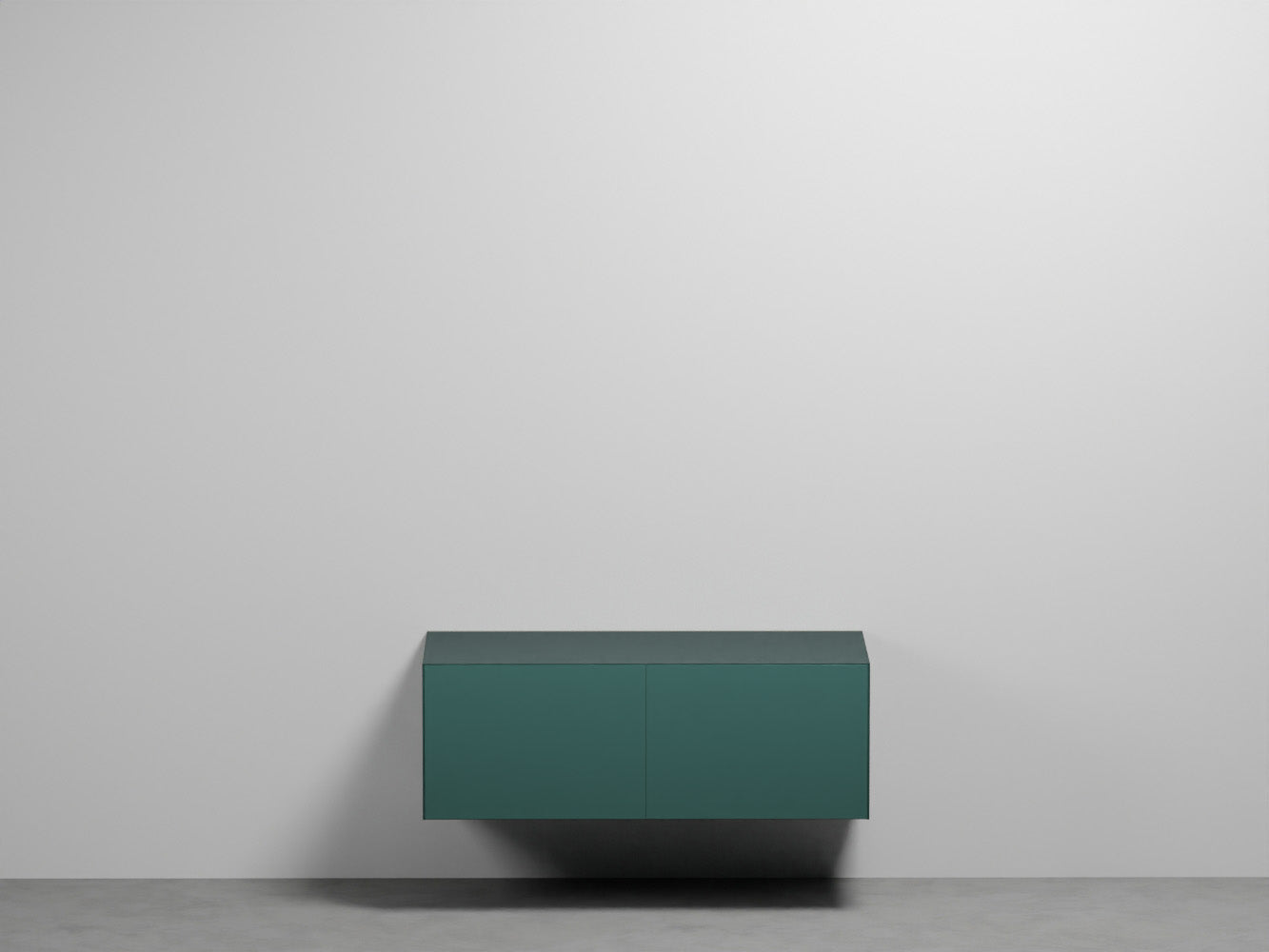 # MOBILE SOSPESO DELFO 113 con FRONTALE CASSETTI LISCIO SENZA FORI - CIELO per bagno