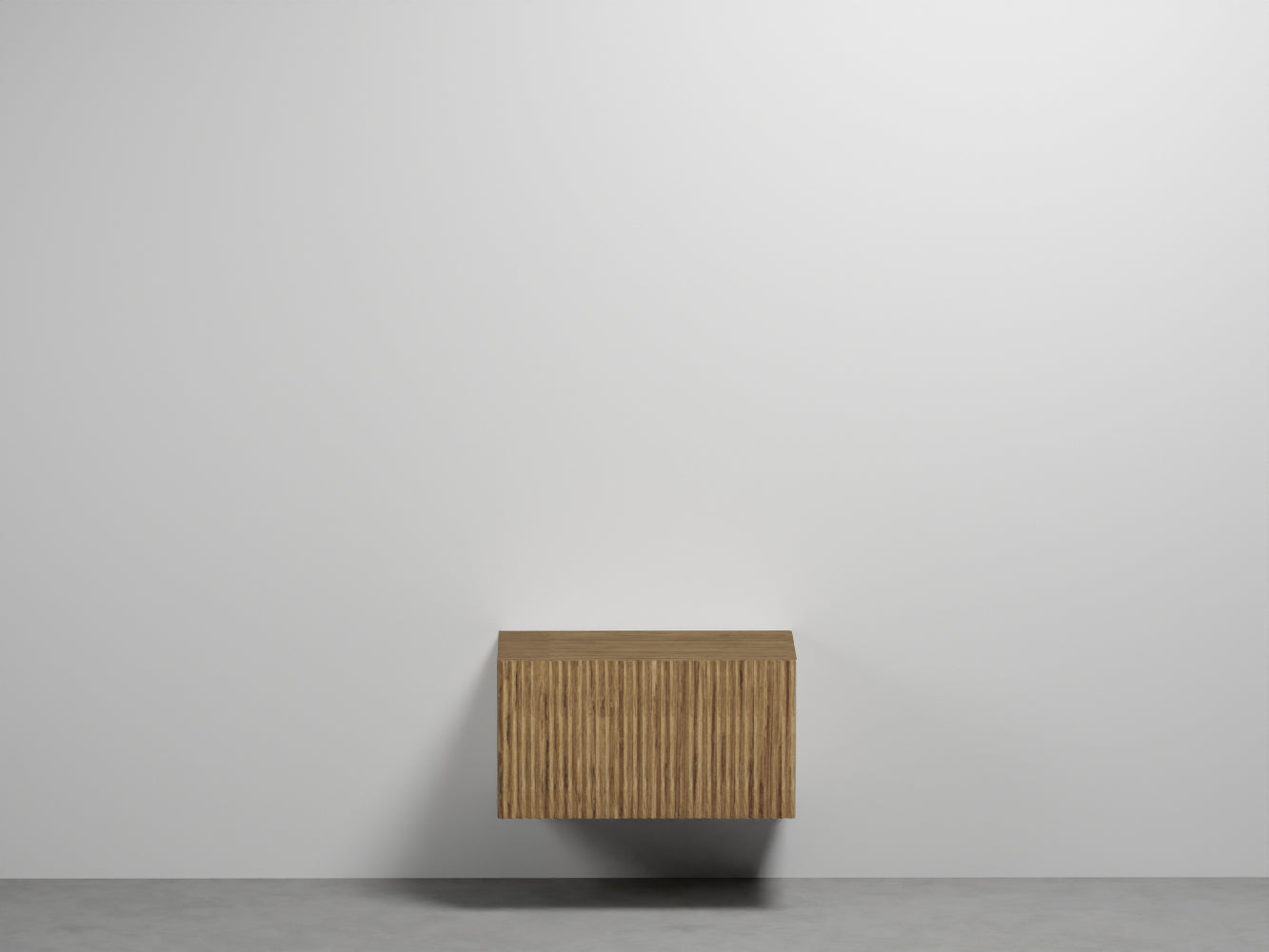 # MOBILE SOSPESO DELFO 76 CON FRONTALE CASSETTO IN LISTELLI SENZA FORI - CIELO arredamento per bagno