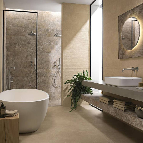 # NOBU - FAP CERAMICA eleganza naturale in gres porcellanato effetto pietra